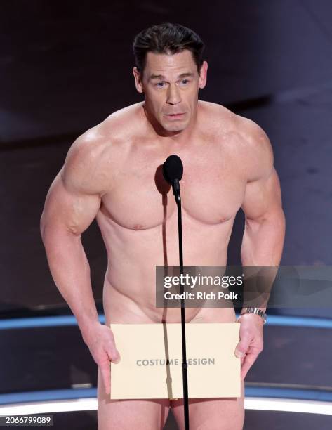 John Cena at the 96th Annual Oscars held at Dolby Theatre on March 10, 2024 in Los Angeles, California.