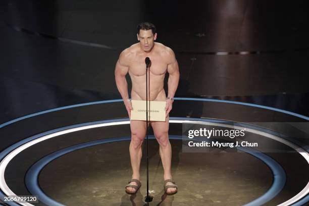 Hollywood, CA John Cena during the live telecast of the 96th Annual Academy Awards in Dolby Theatre at Hollywood & Highland Center in Hollywood, CA,...