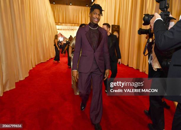 Musician Jon Batiste attends the 96th Annual Academy Awards at the Dolby Theatre in Hollywood, California on March 10, 2024.