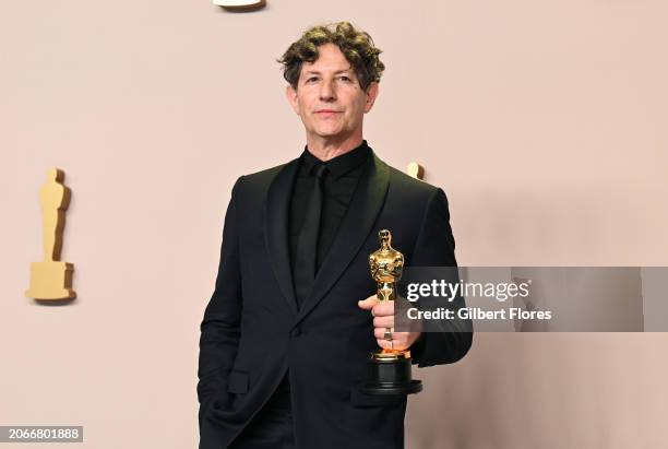 Jonathan Glazer wins Best International Feature Film for "The Zone of Interest" at the 96th Annual Oscars held at Dolby Theatre on March 10, 2024 in...