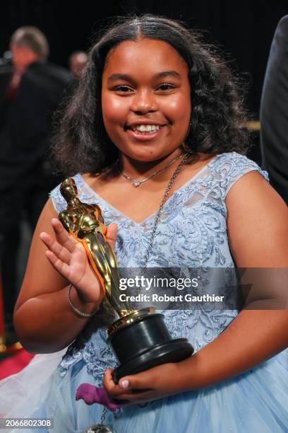 Hollywood, CA Porche Brinker back stage during the the 96th Annual Academy Awards in Dolby Theatre at Hollywood & Highland Center in Hollywood, CA,...