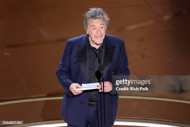 Al Pacino at the 96th Annual Oscars held at Dolby Theatre on March 10, 2024 in Los Angeles, California.