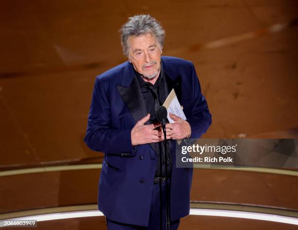 Al Pacino at the 96th Annual Oscars held at Dolby Theatre on March 10, 2024 in Los Angeles, California.