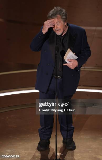 Hollywood, CA Al Pacino during the live telecast of the 96th Annual Academy Awards in Dolby Theatre at Hollywood & Highland Center in Hollywood, CA,...