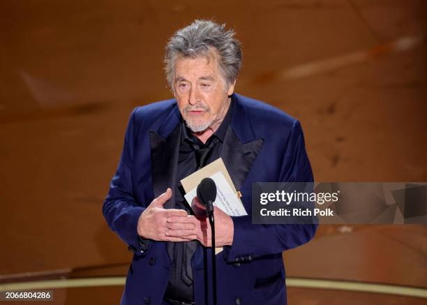 Al Pacino at the 96th Annual Oscars held at Dolby Theatre on March 10, 2024 in Los Angeles, California.