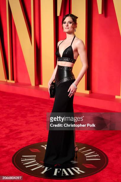 Louisa Jacobson at the 2024 Vanity Fair Oscar Party held at the Wallis Annenberg Center for the Performing Arts on March 10, 2024 in Beverly Hills,...