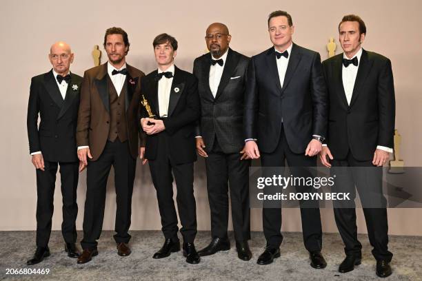 British actor Ben Kingsley, US actor Matthew McConaughey, Irish actor Cillian Murphy, US actor Forest Whitaker, Canadian-US actor Brendan Fraser and...