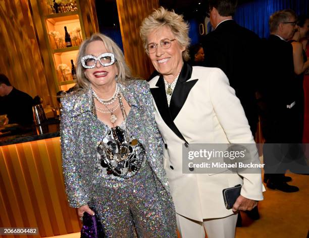 Laura Karpman and Diana Nyad at the 96th Annual Oscars Governors Ball held at Dolby Theatre on March 10, 2024 in Los Angeles, California.