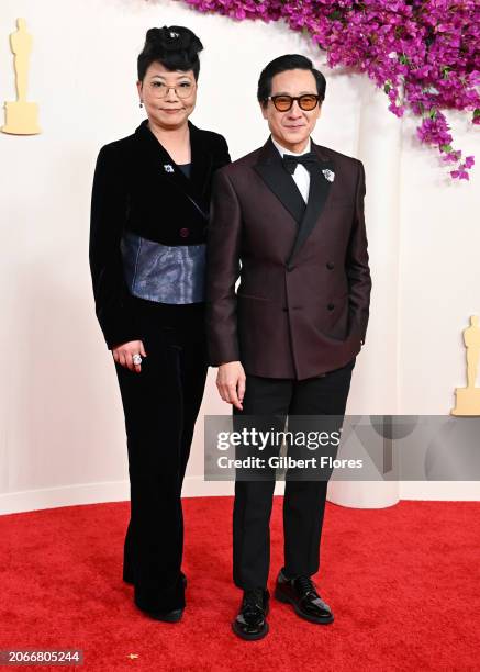 Echo Quan and Ke Huy Quan at the 96th Annual Oscars held at at the Dolby Theatre on March 10, 2024 in Los Angeles, California.