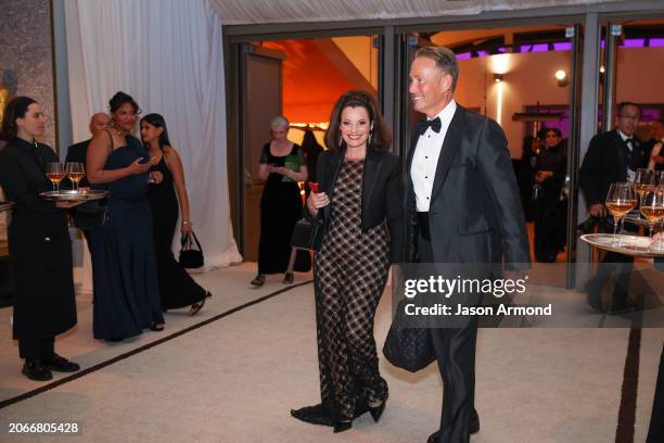 Hollywood, CA Fran Drescher and Peter Marc Jacobson at the 96th Annual Academy Awards Governor's Ball located in the Ray Dolby Ballroom on the top...