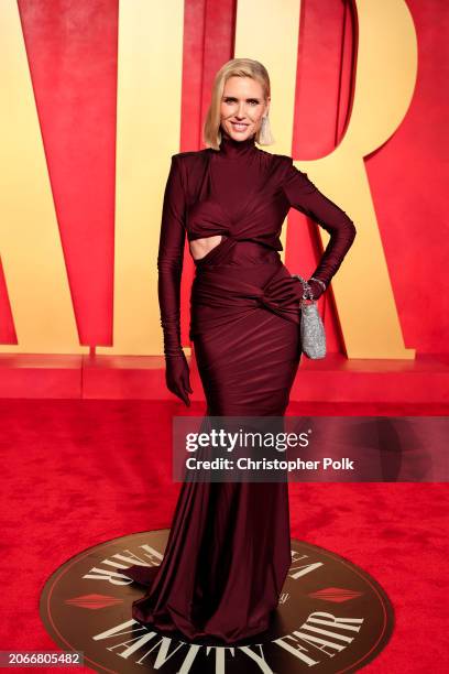 Judit Mascó at the 2024 Vanity Fair Oscar Party held at the Wallis Annenberg Center for the Performing Arts on March 10, 2024 in Beverly Hills,...