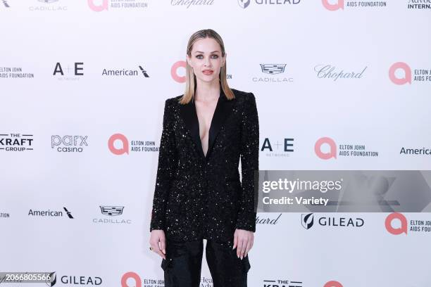 Ambyr Childers at the 32nd Annual Elton John AIDS Foundation Academy Awards Viewing Party held at The City of West Hollywood Park on March 10, 2024...