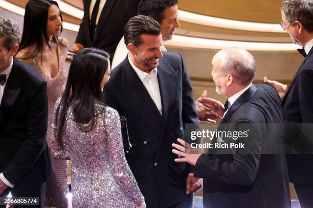 Bradley Cooper and Paul Giamatti at the 96th Annual Oscars held at Dolby Theatre on March 10, 2024 in Los Angeles, California.