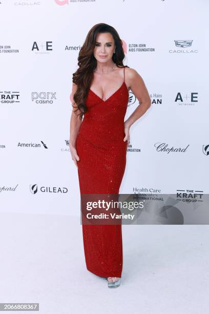 Kyle Richards at the 32nd Annual Elton John AIDS Foundation Academy Awards Viewing Party held at The City of West Hollywood Park on March 10, 2024 in...