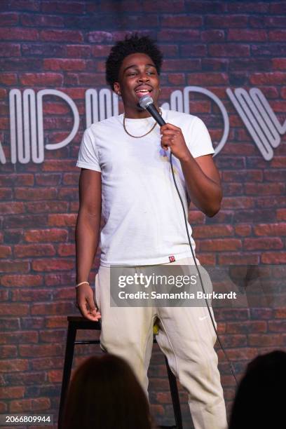 Kam Patterson at the Permission to Tonight at the Improv as part of SXSW 2024 Conference and Festivals held at the Esther's Follies Center on March...