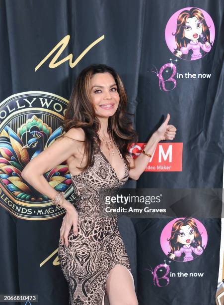 Brenda Mejia attends the the 2nd Annual Hollywood Legends Magazine Oscar Viewing Party Hosted By GTK PR Agency on March 10, 2024 in Los Angeles,...