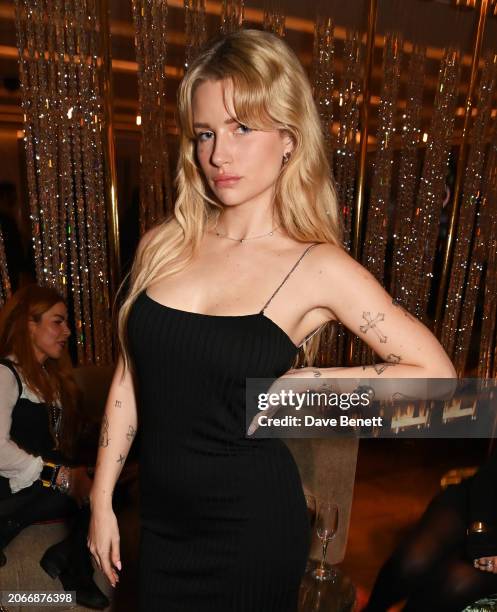 Lottie Moss attends the launch of the Pamela Anne Furze Foundation , supporting clinical research into hormonal cancers, at the Metropolitan Casino...