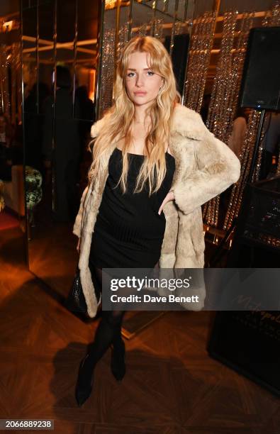Lottie Moss attends the launch of the Pamela Anne Furze Foundation , supporting clinical research into hormonal cancers, at the Metropolitan Casino...