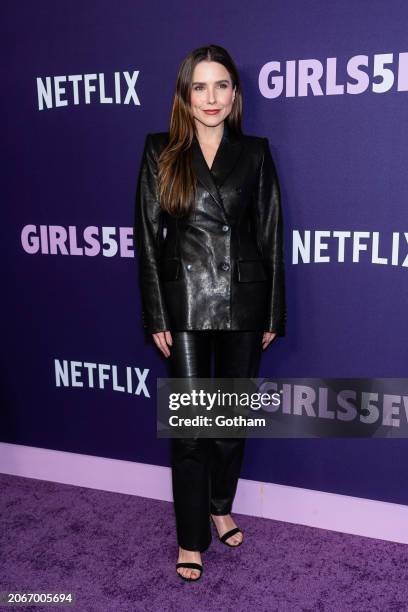 Sophia Bush attends Netflix's "Girls5eva" season 3 premiere at Paris Theater on March 07, 2024 in New York City.