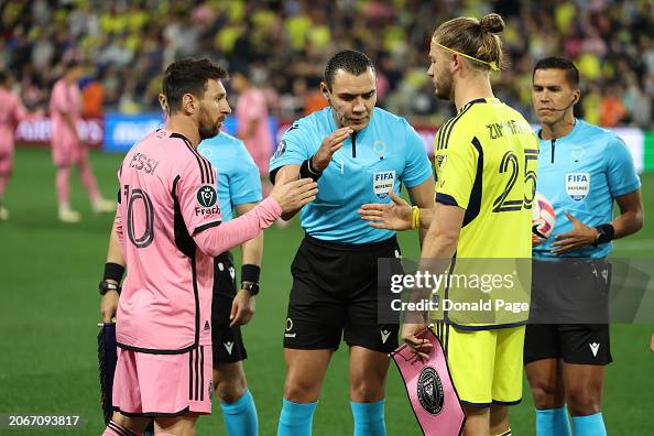 Samuel Basabe Captains Lionel Messi of Inter Miami CF and Walker Zimmerman of... News ...