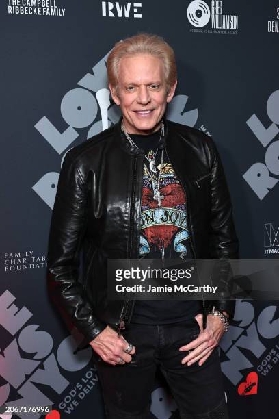 Don Felder attends the Eighth Annual LOVE ROCKS NYC Benefit Concert For God's Love We Deliver at Beacon Theatre on March 07, 2024 in New York City.
