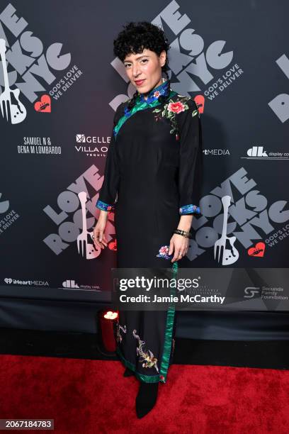 Emily King attends the Eighth Annual LOVE ROCKS NYC Benefit Concert For God's Love We Deliver at Beacon Theatre on March 07, 2024 in New York City.