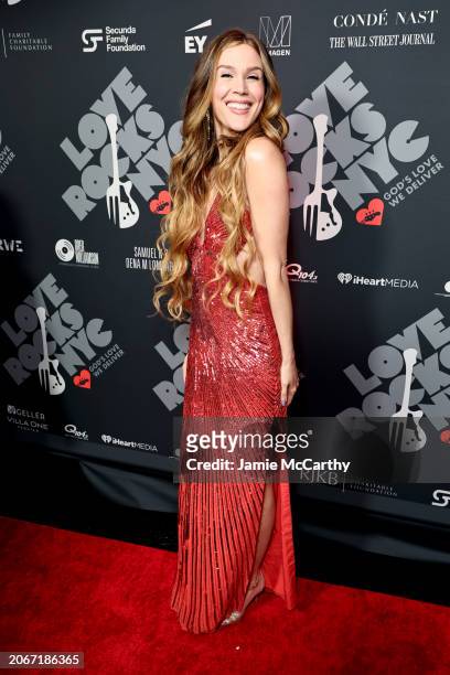Joss Stone attends the Eighth Annual LOVE ROCKS NYC Benefit Concert For God's Love We Deliver at Beacon Theatre on March 07, 2024 in New York City.