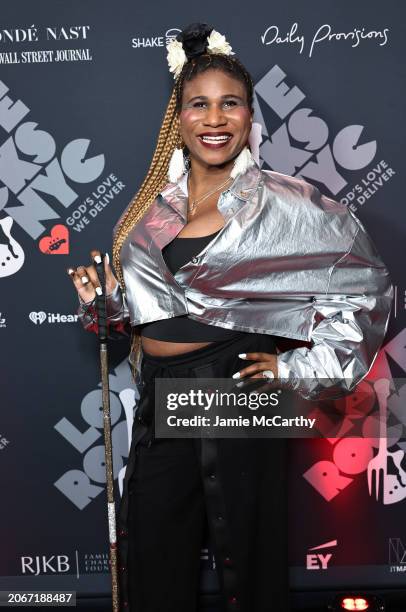 Lachi attends the Eighth Annual LOVE ROCKS NYC Benefit Concert For God's Love We Deliver at Beacon Theatre on March 07, 2024 in New York City.