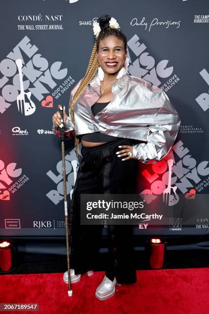 Lachi attends the Eighth Annual LOVE ROCKS NYC Benefit Concert For God's Love We Deliver at Beacon Theatre on March 07, 2024 in New York City.