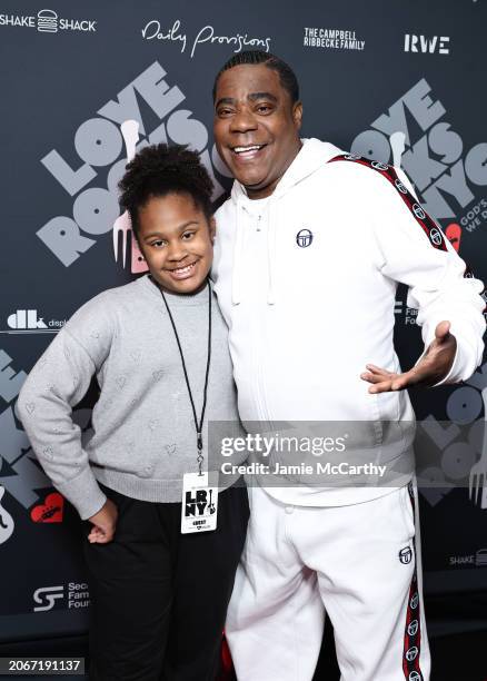 Maven Morgan and Tracy Morgan attend the Eighth Annual LOVE ROCKS NYC Benefit Concert For God's Love We Deliver at Beacon Theatre on March 07, 2024...