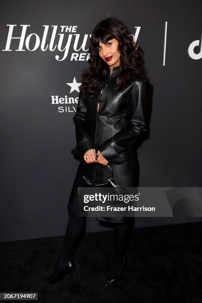 Jameela Jamil attends The Hollywood Reporter And Tik Tok's Academy Award Nominee Celebration at Ardor on March 07, 2024 in West Hollywood, California.