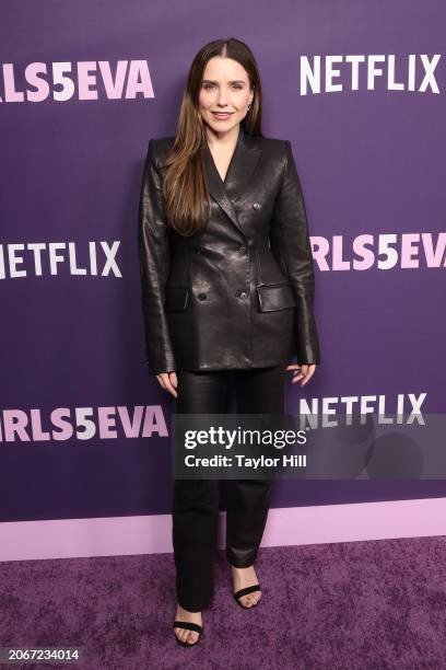 Sophia Bush attends the Netflix "Girls5eva" season premiere at Paris Theater on March 07, 2024 in New York City.