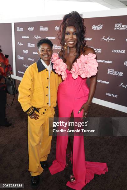 Bre-Z and Bozoma Saint John attend the 2024 ESSENCE Black Women In Hollywood Awards Ceremony at Academy Museum of Motion Pictures on March 07, 2024...