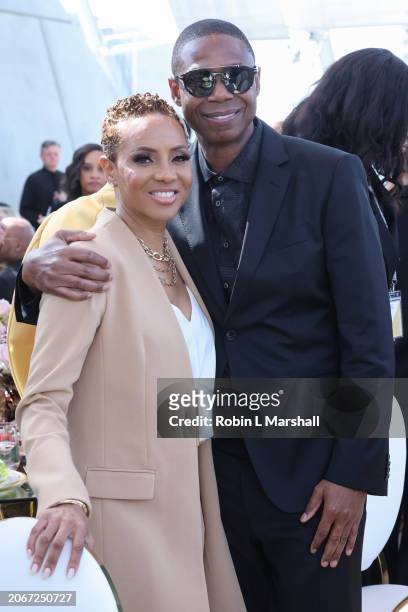 Lyte and Doug E. Fresh attend the 2024 ESSENCE Black Women In Hollywood Awards Ceremony at Academy Museum of Motion Pictures on March 07, 2024 in Los...