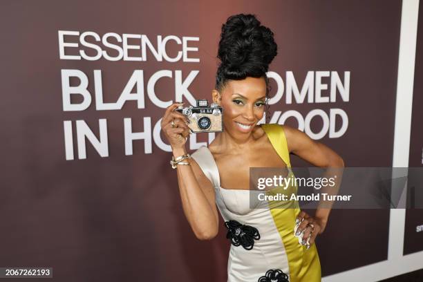 June Ambrose attends the 2024 ESSENCE Black Women In Hollywood Awards Ceremony at Academy Museum of Motion Pictures on March 07, 2024 in Los Angeles,...