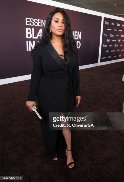 Angela Beyince attends the ESSENCE Black Women in Hollywood Awards at Academy Museum of Motion Pictures on March 07, 2024 in Los Angeles, California.