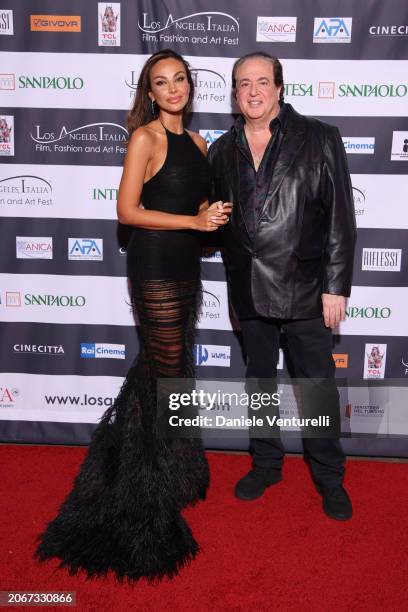 Madalina Ghenea and Nick Vallelonga attend the Los Angeles, Italia Festival 2024 on March 07, 2024 in Los Angeles, California.