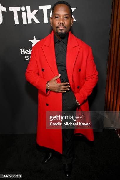 Aml Ameen attends The Hollywood Reporter and TikTok's Nominees Night presented by Heineken Silver at Ardor on March 07, 2024 in West Hollywood,...