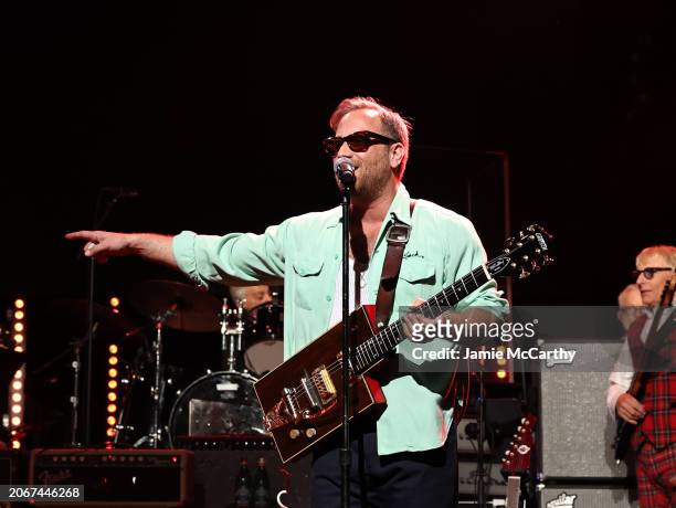 Dan Auerbach of The Black Keys performs onstage during the Eighth Annual LOVE ROCKS NYC Benefit Concert For God's Love We Deliver at Beacon Theatre...