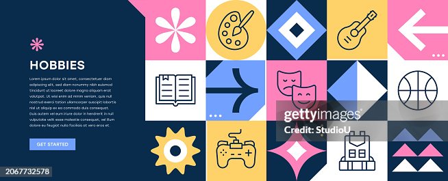 Hobbies Web Banner Design Hobbies Web Banner Design