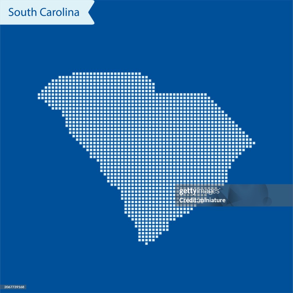 Sc Mapbasic South Carolina Map High-Res Vector Graphic - Getty Images