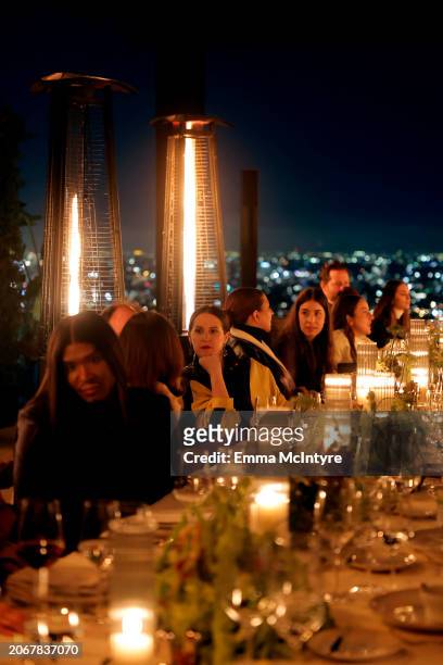 Guests attend W Magazine and Louis Vuitton's Academy Awards Dinner at a Private Residence on March 07, 2024 in Los Angeles, California.