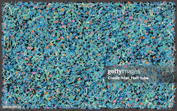 abstrakte gemälde hintergrund - acrylmalerei stock-grafiken, -clipart, -cartoons und -symbole