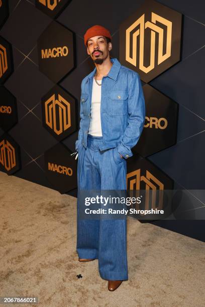 Melvin Gregg attends the MACRO 6th Annual Pre-Oscars Party at Audrey Irmas Pavillion on March 07, 2024 in Los Angeles, California.