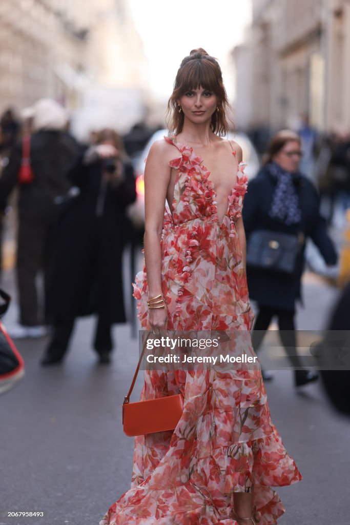 Street Style - Paris Fashion Week - Womenswear Fall/Winter 2024/2025 - Day Eight