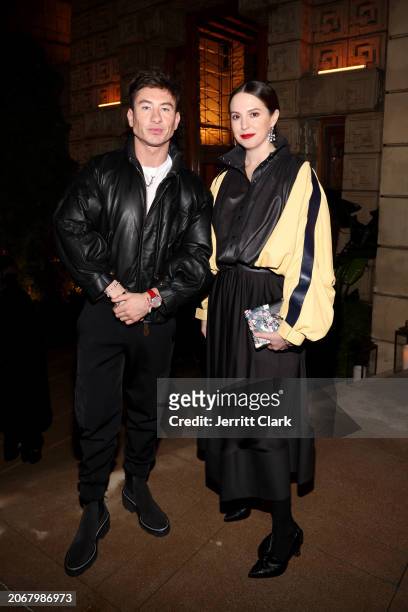 Barry Keoghan and Sara Moonves, W Magazine Editor in Chief attend W Magazine and Louis Vuitton's Academy Awards Dinner at a Private Residence on...