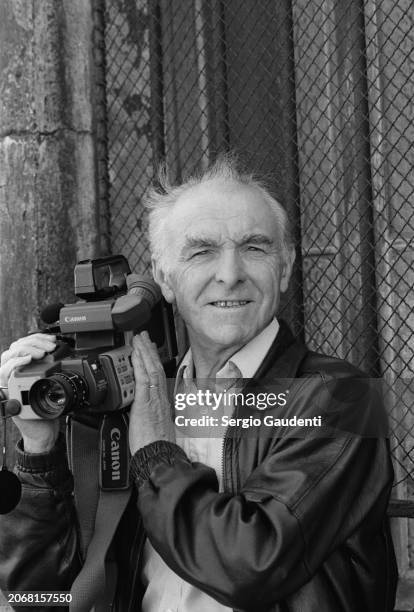 French photographer Robert Doisneau. Montrouge, 20th November 1989.