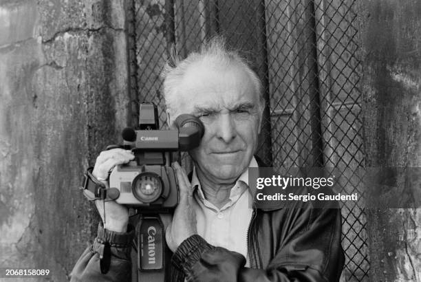 French photographer Robert Doisneau. Montrouge, 20th November 1989.