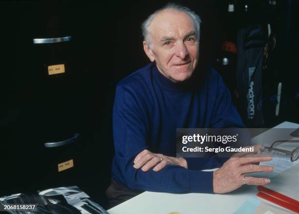 French photographer Robert Doisneau. Montrouge, 20th November 1989.