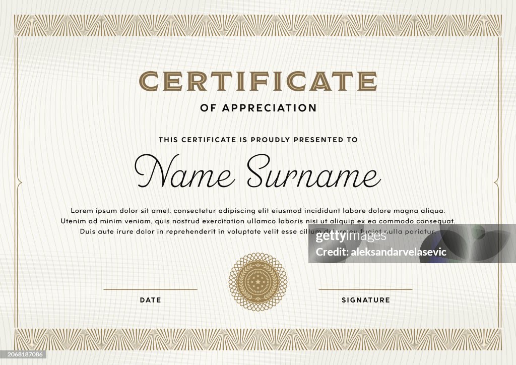Certificate Diploma Template